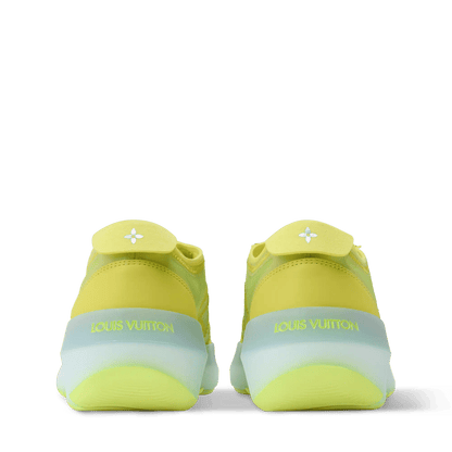 Women's LV Sprint Yellow Technical Mesh Sneaker 1AJOYK