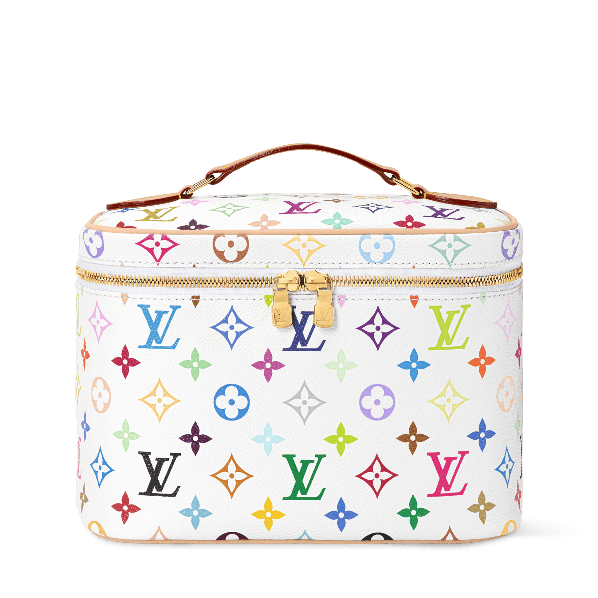 Nice BB Vanity Case Monogram Multicolore Blanc M28340