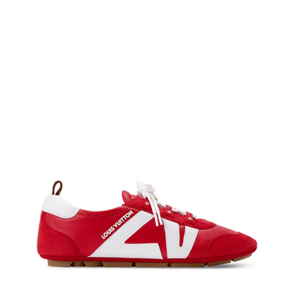 Women's LV Sneakerina Sneaker Ballerina Red Lambskin Calf Leather 1A00MH