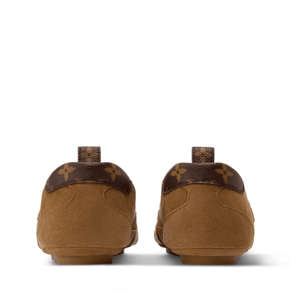 Women's LV Sneakerina Cognac Suede Calf Leather Sneaker 1AK1OL