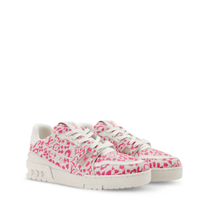 Women's Trainer Grained Calf Leather Sneaker 1AJJUR