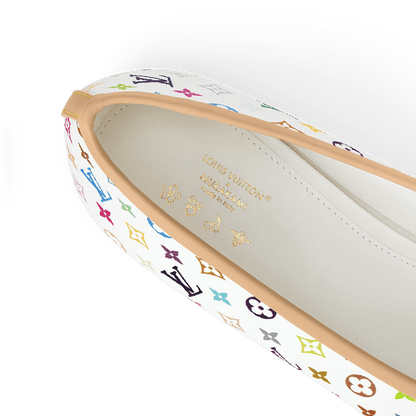 Women's LV x TM Darling Ballerina White Monogram Multicolore Canvas 1AJQVC