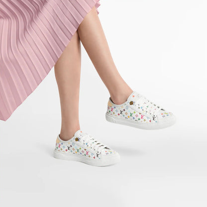 Women's LV Lagoon Monogram Multicolore Canvas Sneaker 1AJKBL