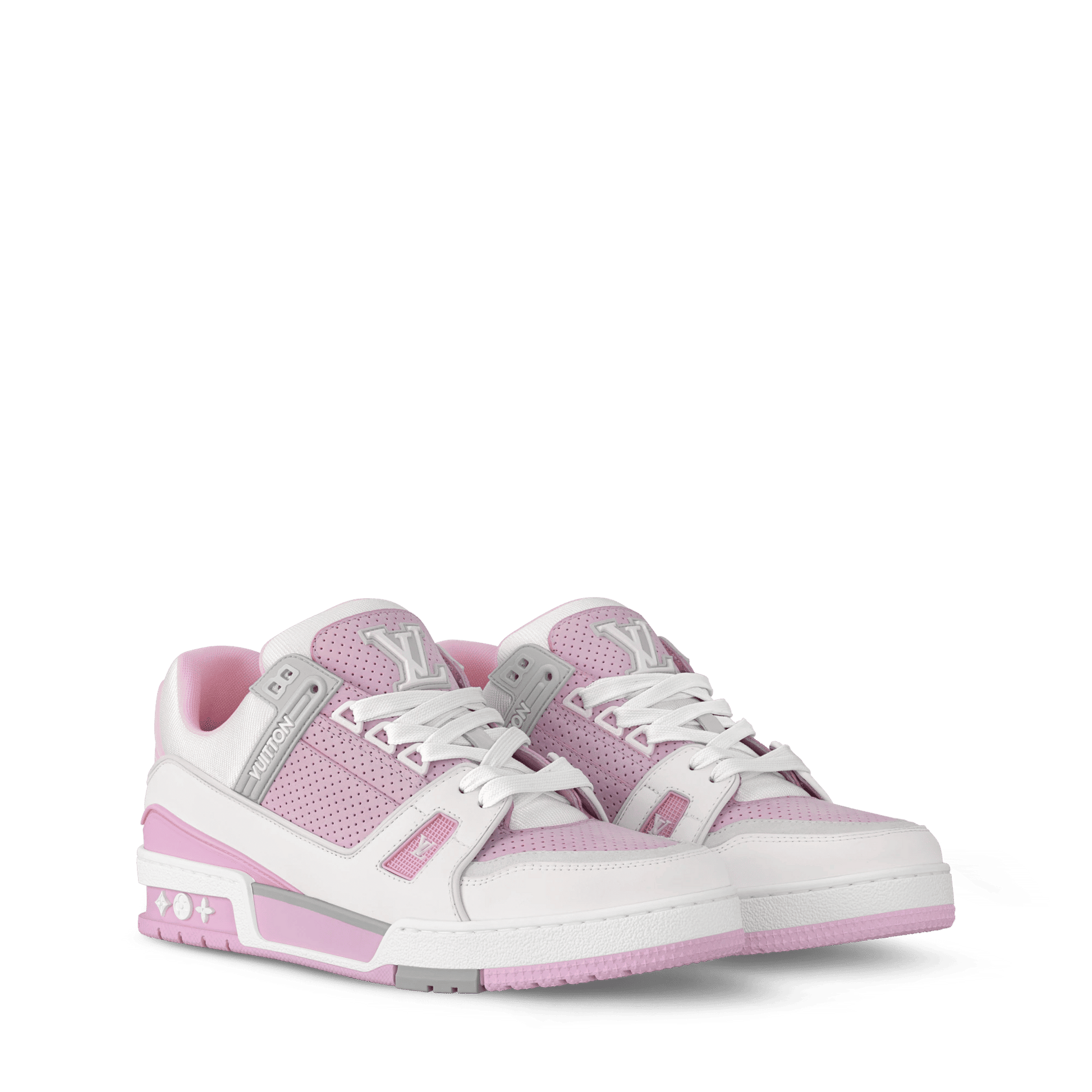 Women's LV Trainer Sneaker Perforated Calf Leather 1AHWSF