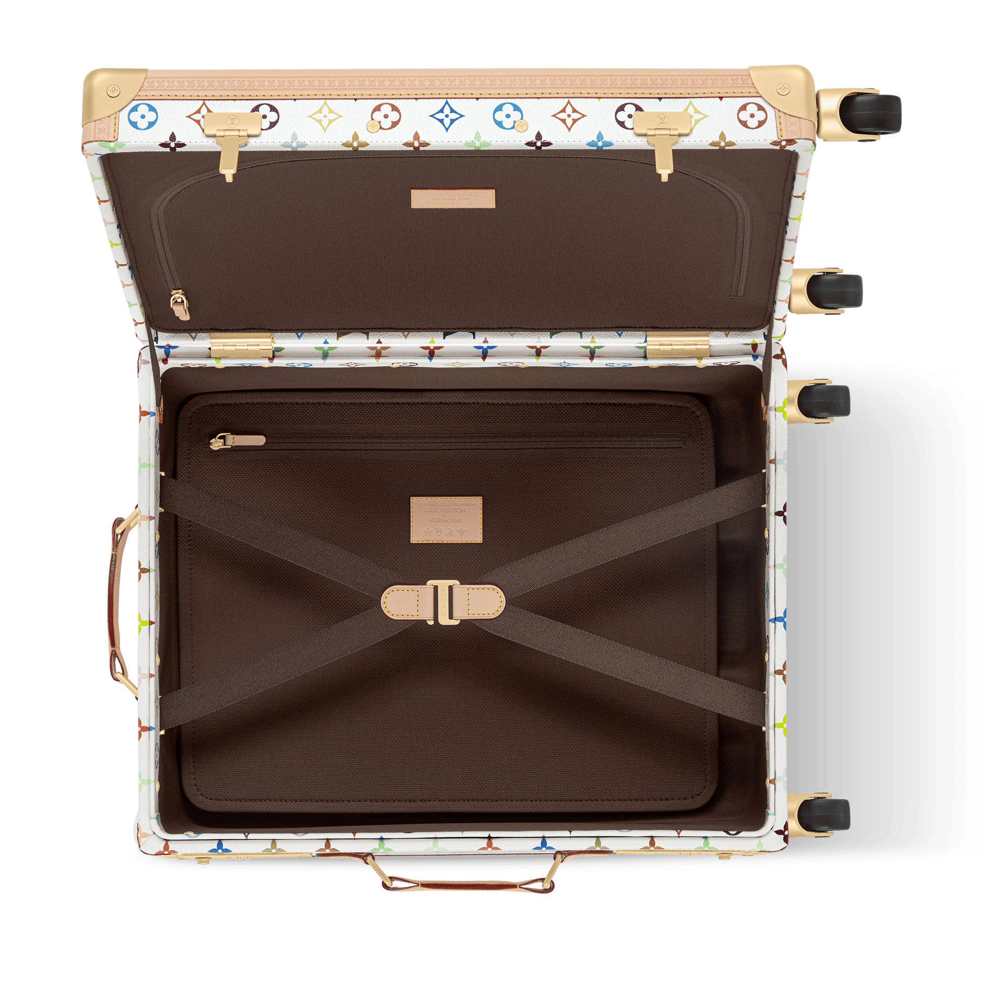 Rolling Trunk Cabin Multicolored Monogram M13740