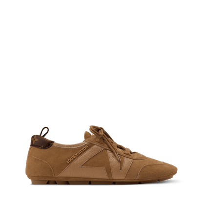 Women's LV Sneakerina Cognac Suede Calf Leather Sneaker 1AK1OL