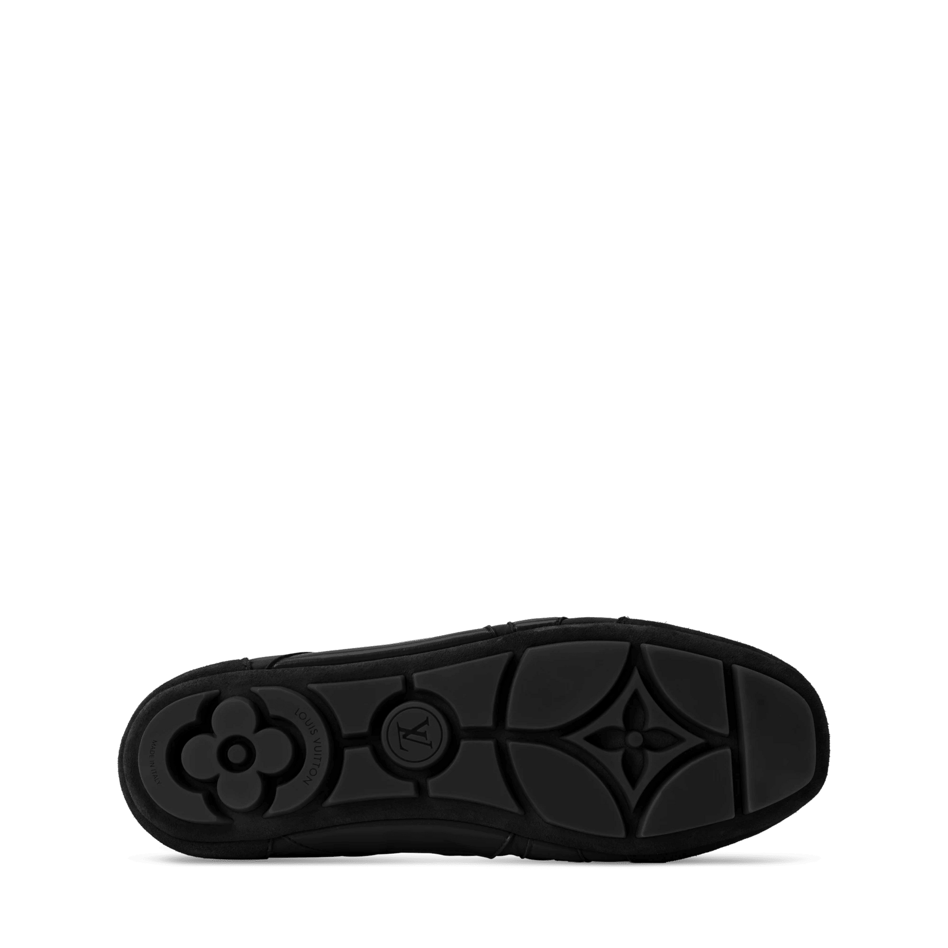 Women's LV Sneakerina Black Technical Nylon Sneaker 1AJMDP