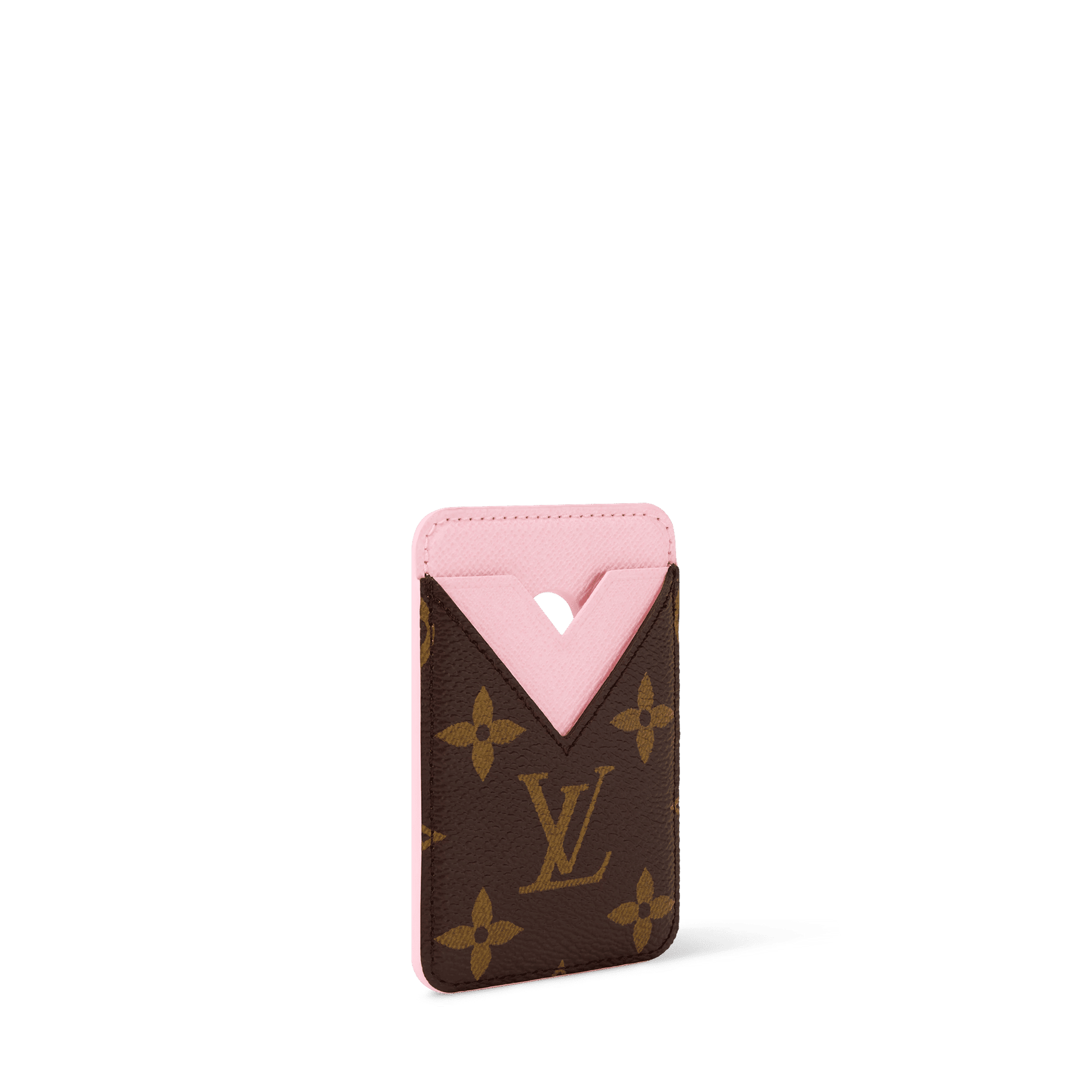 Women's Magnetic Card Holder Monogram Coated Canvas Card Holder M28319