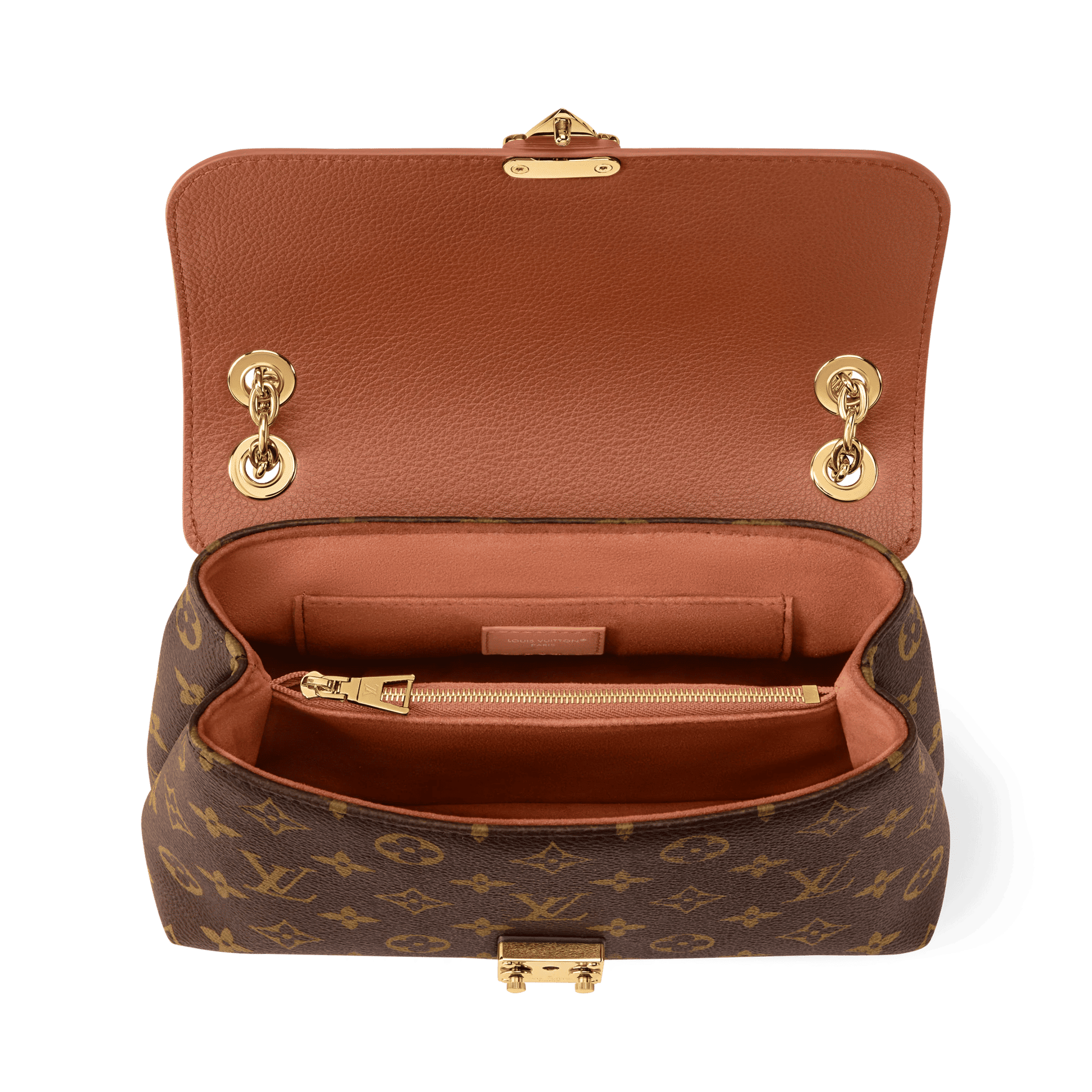 Women's Madeleine PM Monogram Cognac Canvas Shoulder Bag
