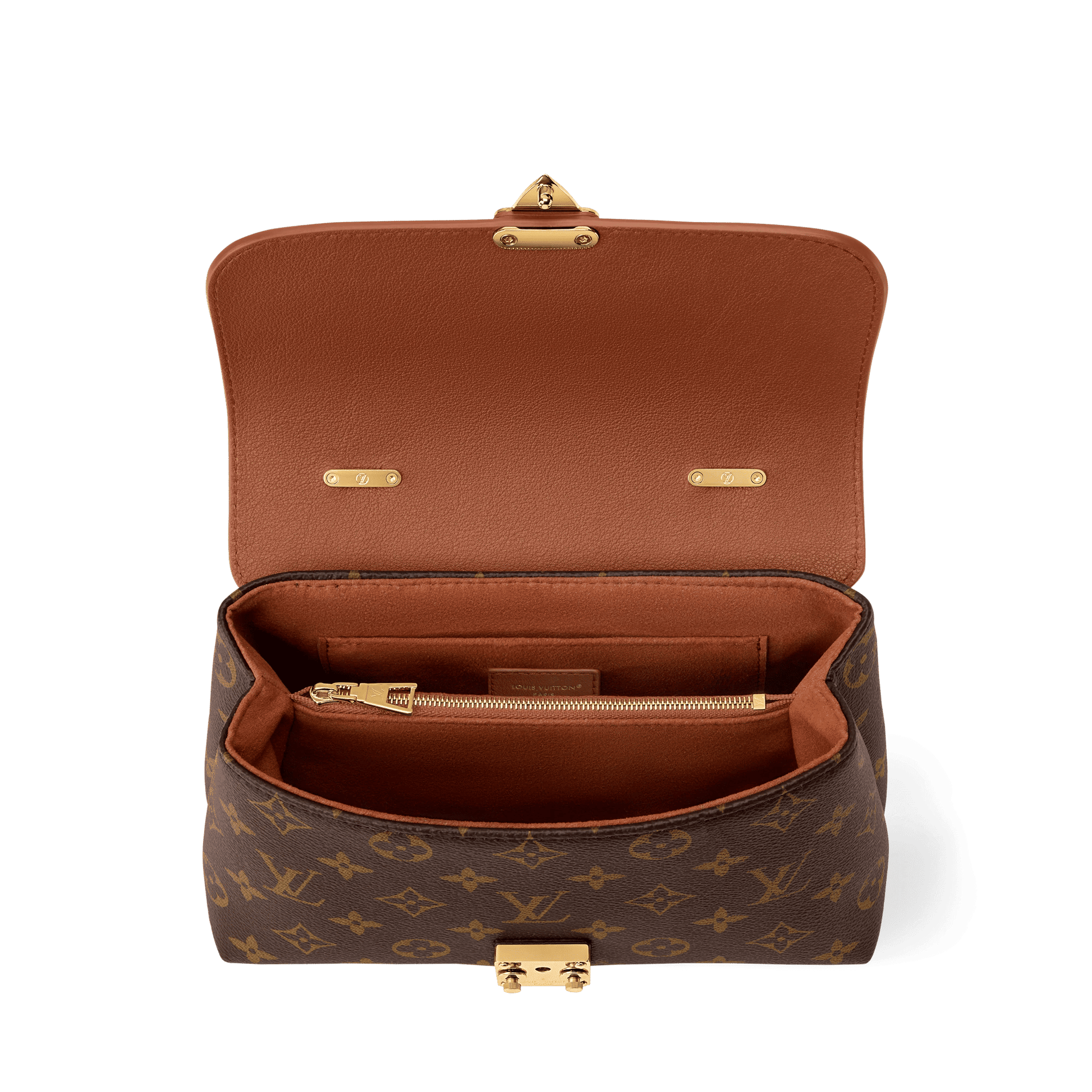 Women's Madeleine BB Monogram Cognac Brown Canvas Handbag