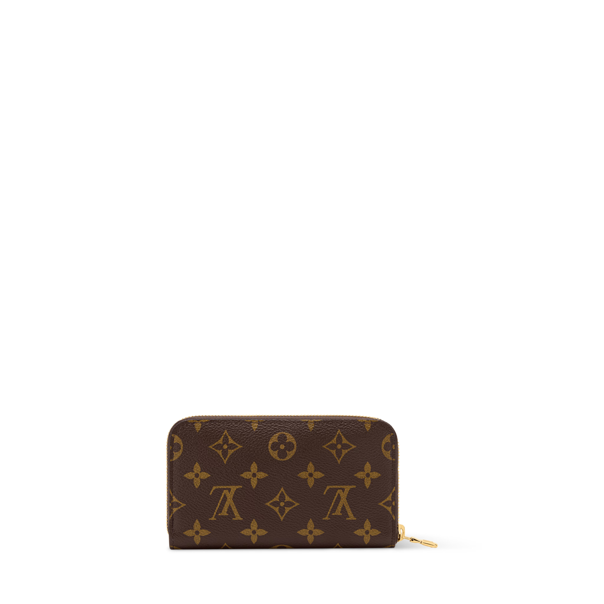 Margot Wallet Monogram Coated Canvas Cowhide Leather Gold-Toned Hardware