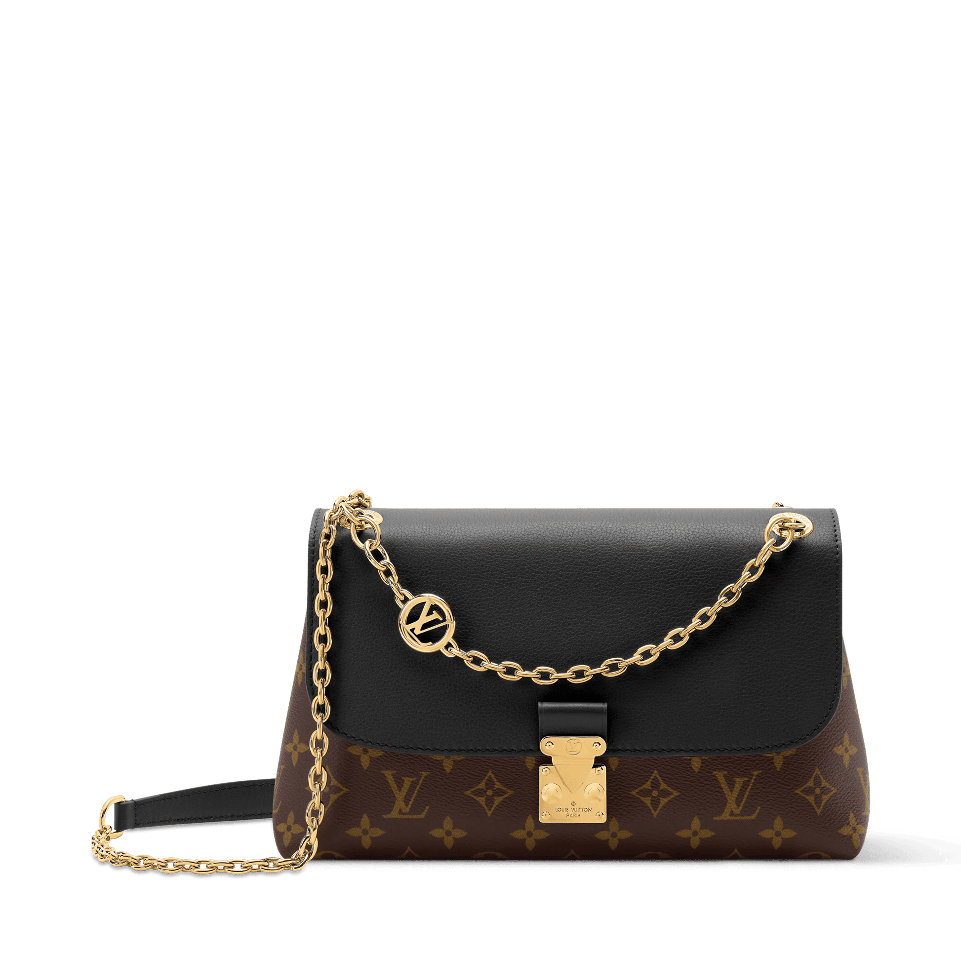 Women's Madeleine PM Monogram Black Leather Shoulder Bag M28610