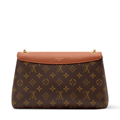 Women's Madeleine PM Monogram Cognac Canvas Shoulder Bag
