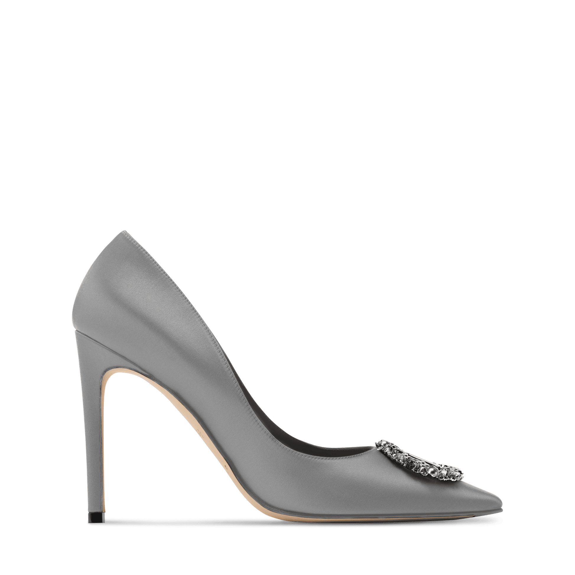 Women's Met Pump Grey Satin 1AISU7