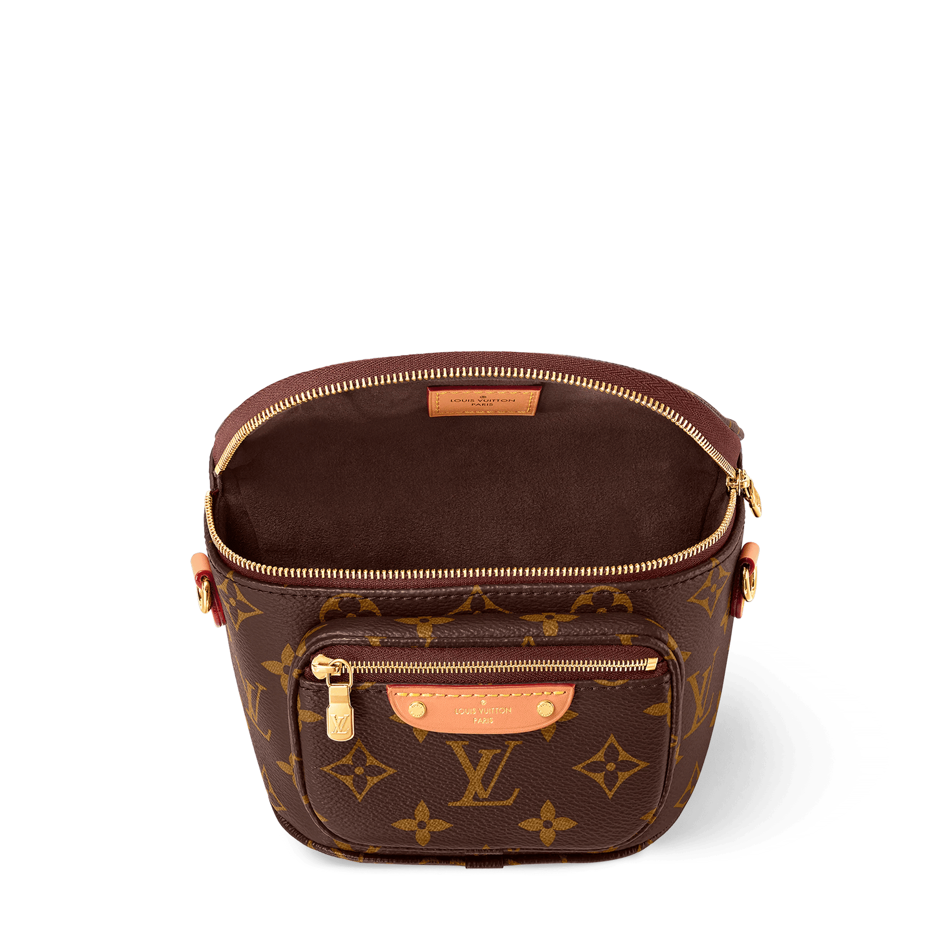Mini Bumbag Monogram Coated Canvas Gold-Toned Hardware