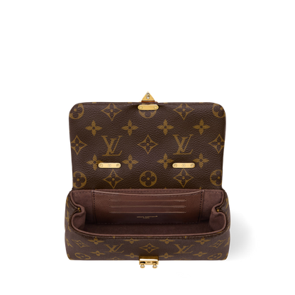Nano Madeleine Monogram Coated Canvas Gold-Toned Hardware