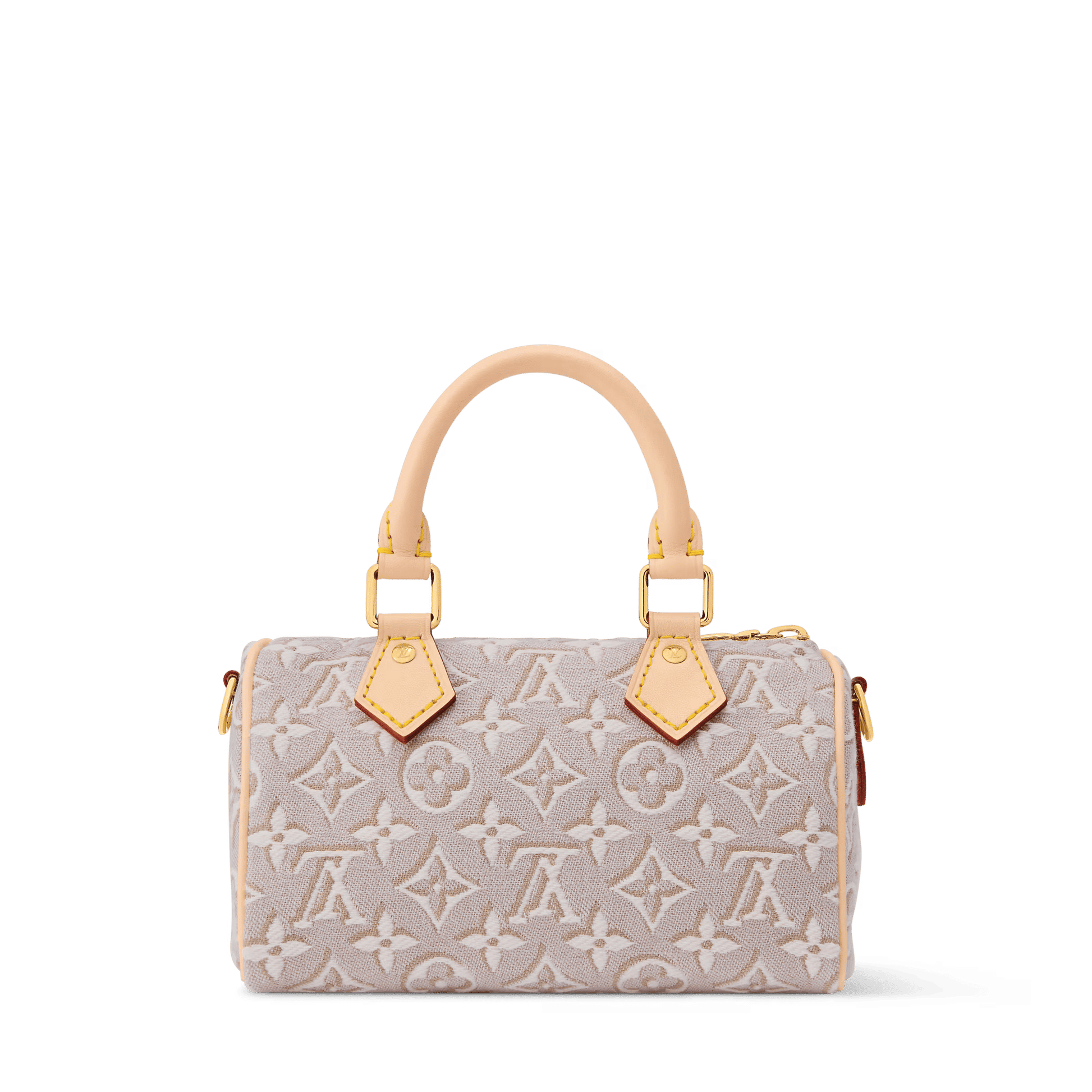 Nano Speedy Monogram Emblème Peuplier Gold-Toned Hardware