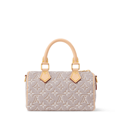 Nano Speedy Monogram Emblème Peuplier Gold-Toned Hardware