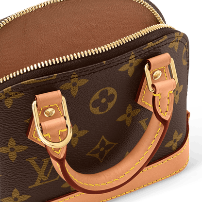 Women's Nano Alma Monogram Canvas Crossbody Bag