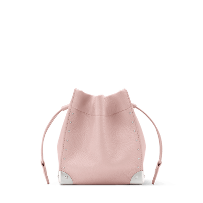 Nano Noé Trunk Calfskin Rose Petal Silver-Toned Hardware