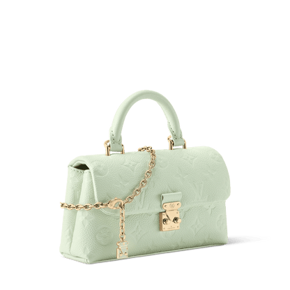 Women's Nano Madeleine Monogram Empreinte Leather Minty Crossbody Bag
