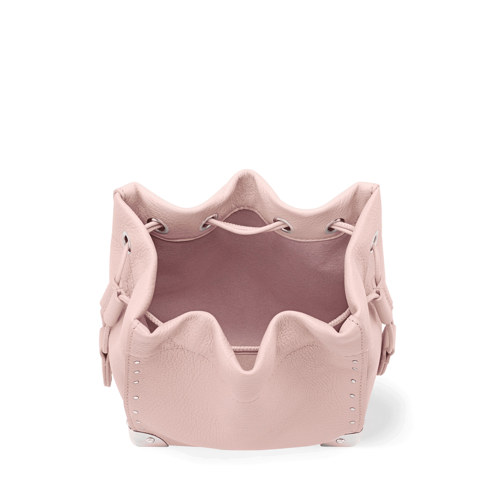Nano Noé Trunk Calfskin Rose Petal Silver-Toned Hardware