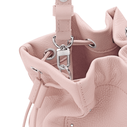 Nano Noé Trunk Calfskin Rose Petal Silver-Toned Hardware