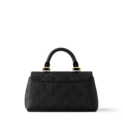 Nano Madeleine Monogram Empreinte Leather Black Gold-Toned Hardware