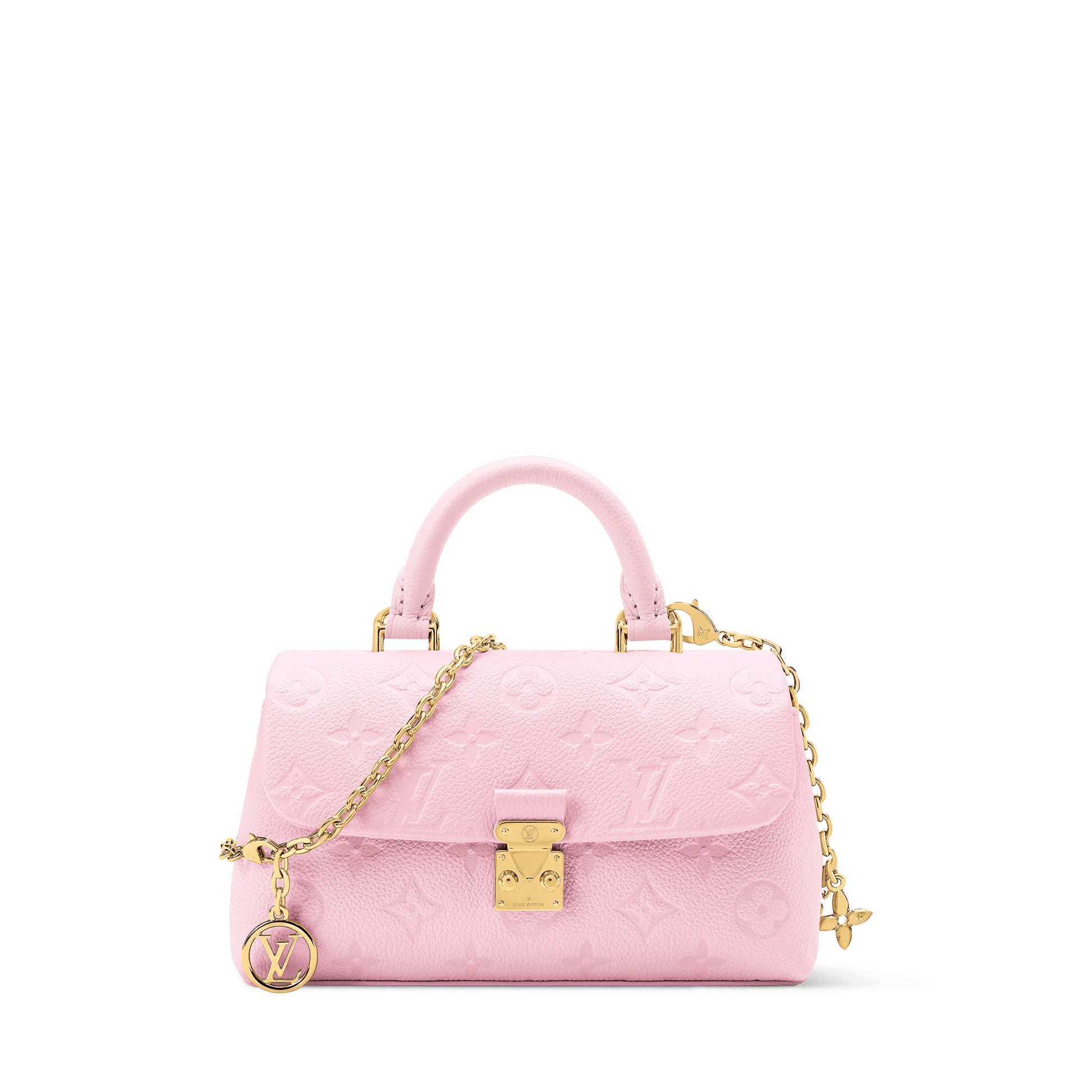 Women's Nano Madeleine Confetti Pink Monogram Empreinte Leather Bag M29448