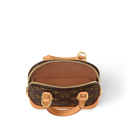 Women's Nano Alma Monogram Canvas Crossbody Bag