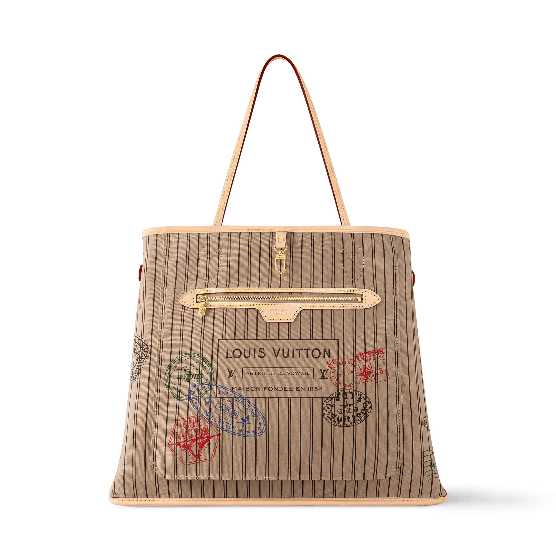 Neverfull Bandoulière Inside Out GM Monogram Coated Canvas Gold-Toned Hardware