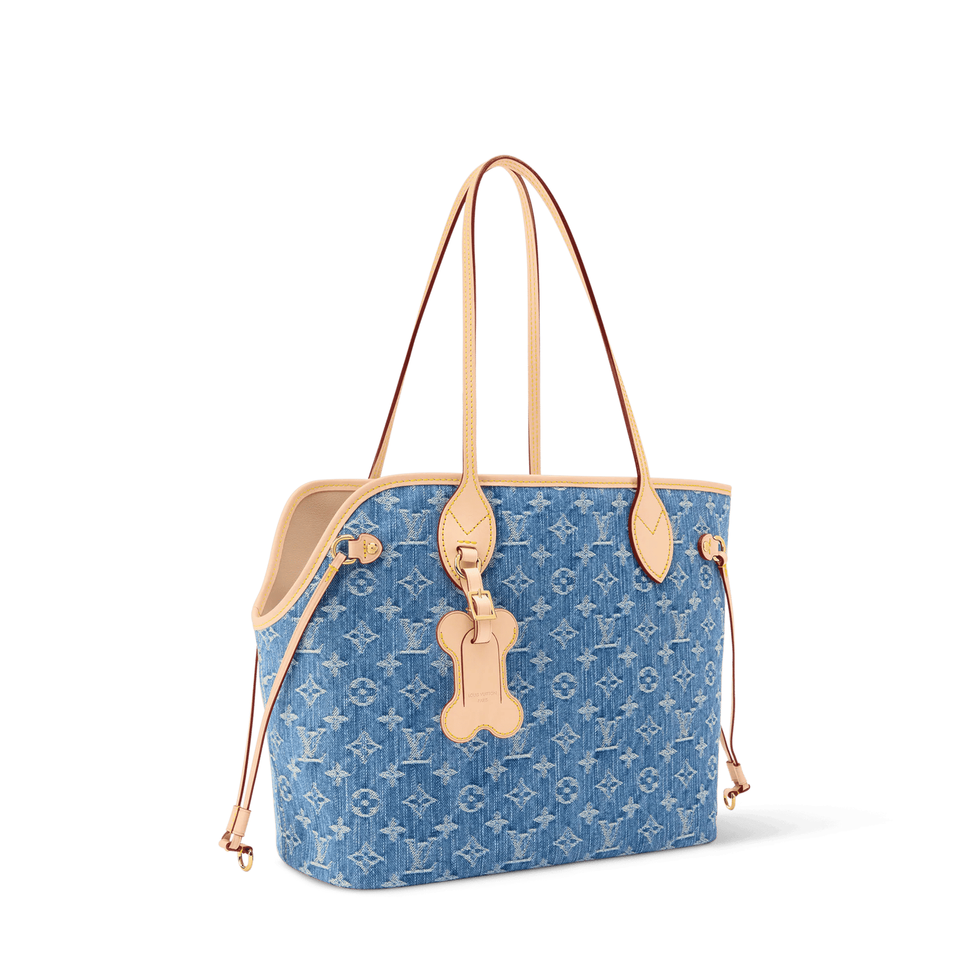 Monogram Denim Neverwoof MM M28052