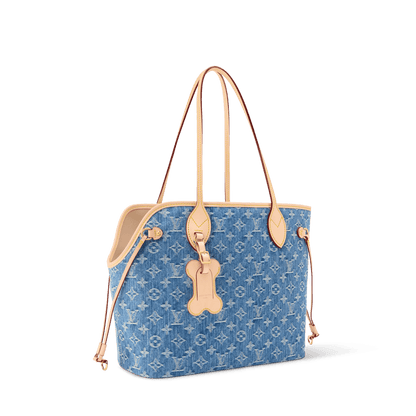 Monogram Denim Neverwoof MM M28052