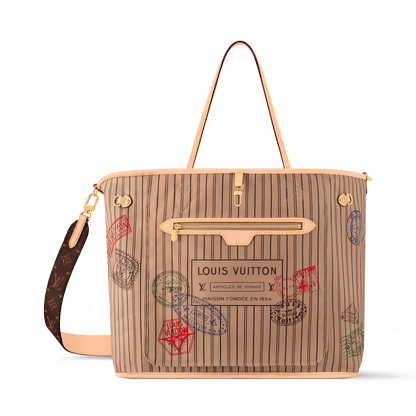 Neverfull Bandoulière Inside Out GM Monogram Coated Canvas Gold-Toned Hardware