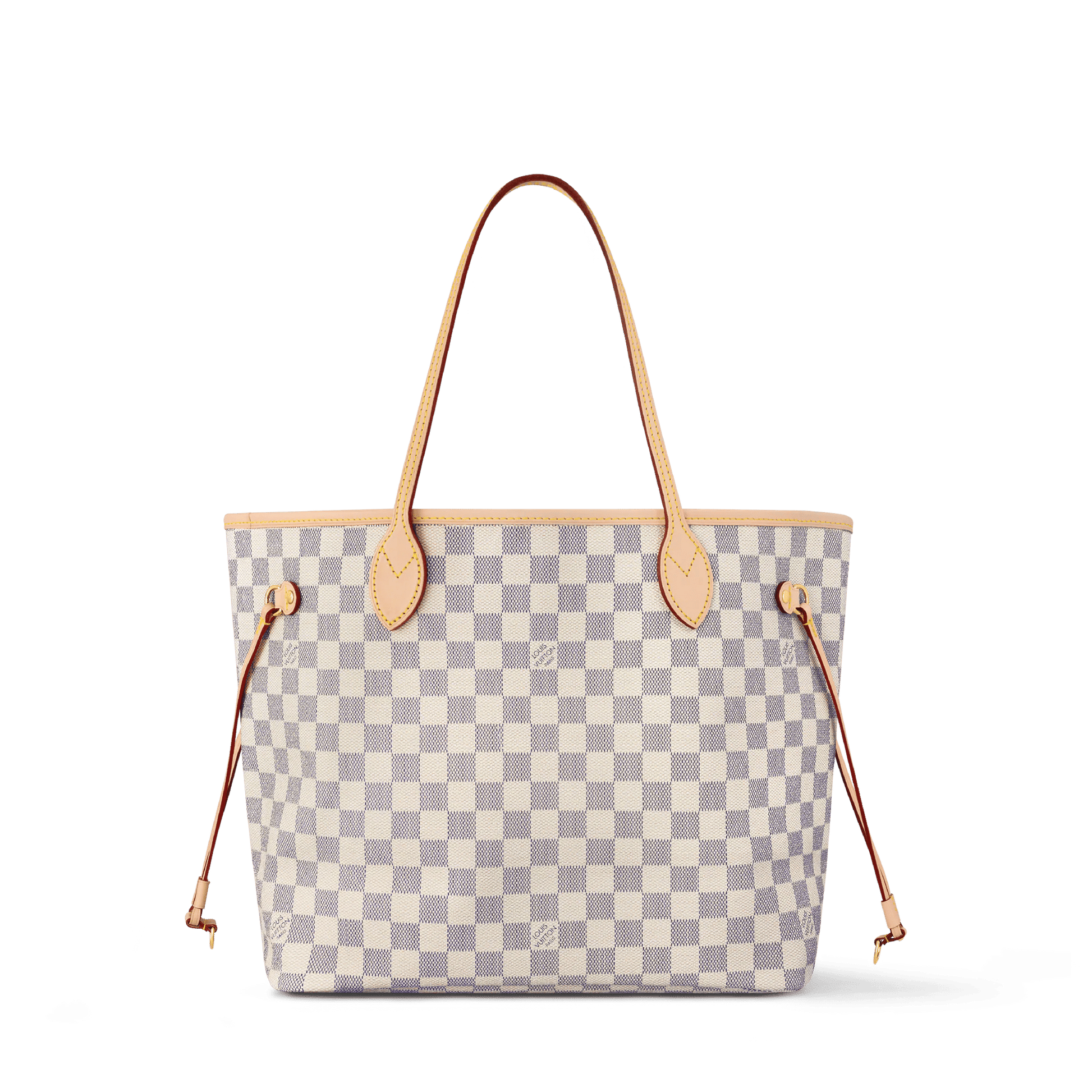 Women's Neverfull MM Damier Azur Canvas Tote