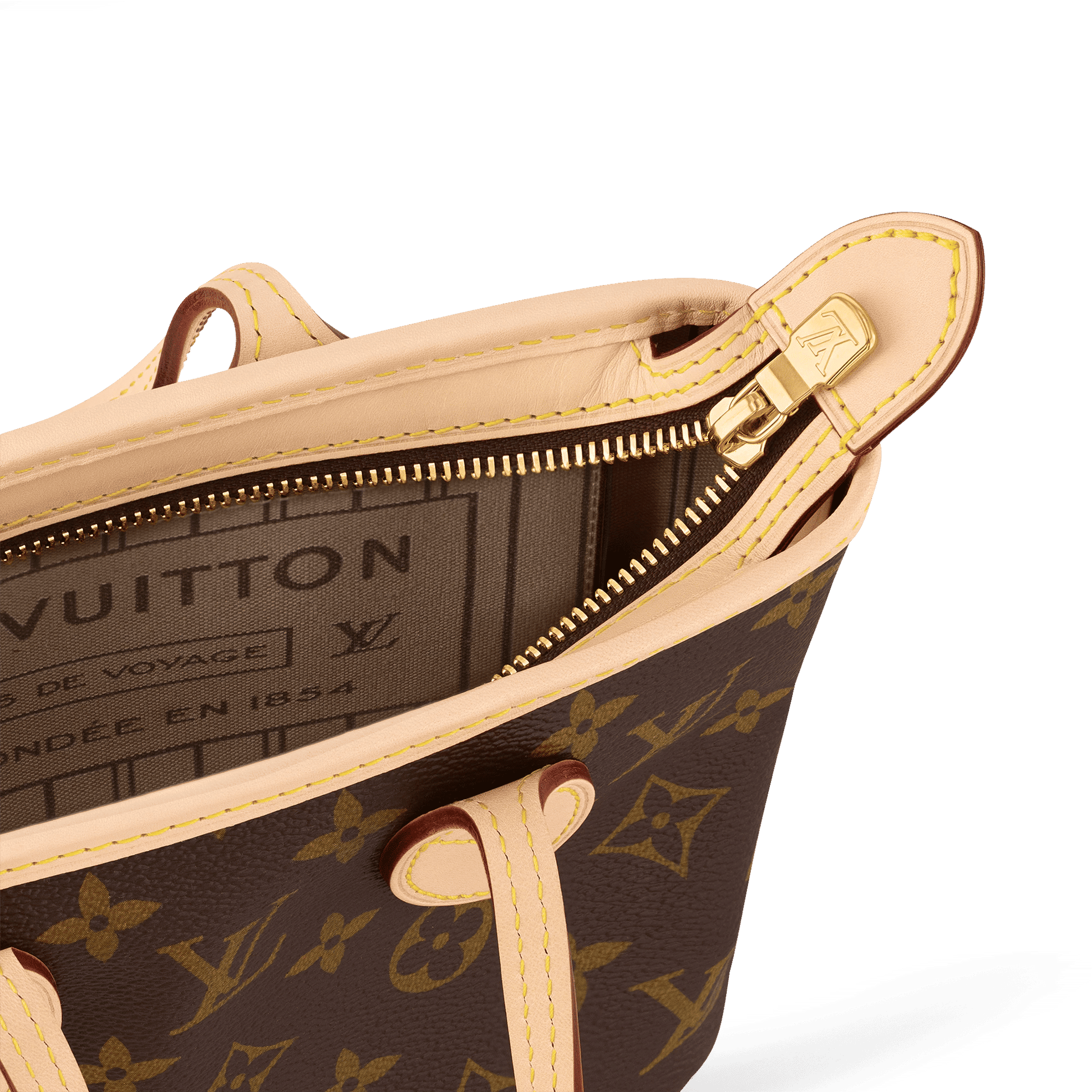 Women's Neverfull BB Monogram Beige Tote Bag
