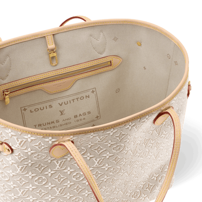 Women's Neverfull MM Monogram Emblème Peuplier Jacquard Tote