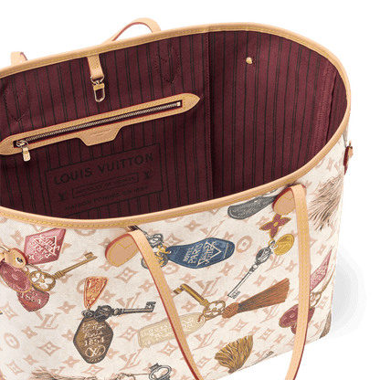 Women's Neverfull GM Getaway Dune Canvas Tote Bag M29449