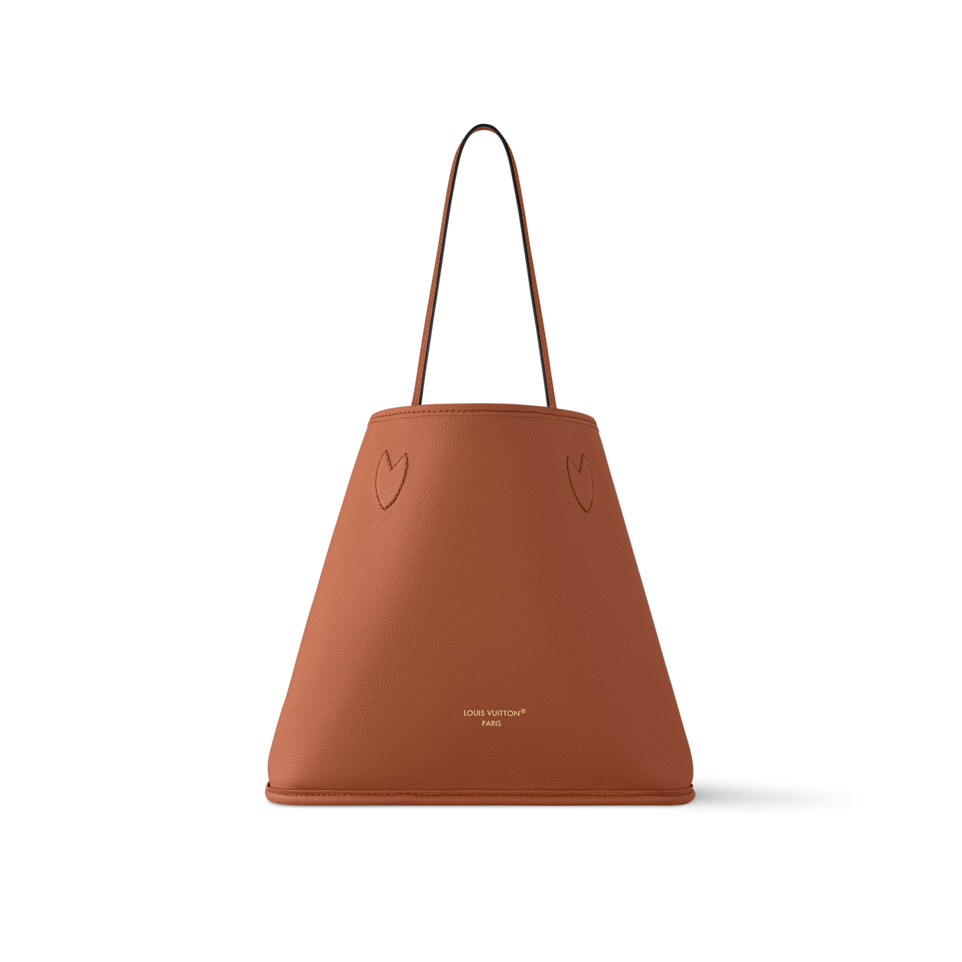 Neverfull Inside Out MM Monogram Coated Canvas Tan Gold-Toned Hardware