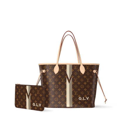 Women's Neverfull MM Monogram Coated Canvas Tote Bag P01926