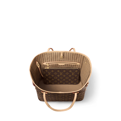 Women's Neverfull MM Monogram Coated Canvas Tote Bag P01926