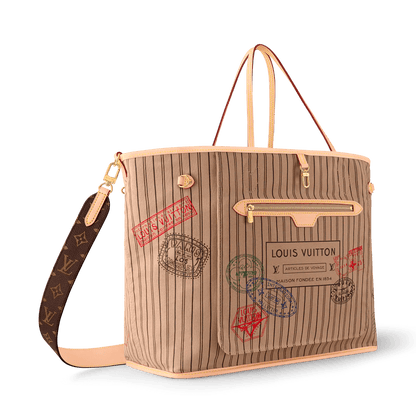 Neverfull Bandoulière Inside Out GM Monogram Coated Canvas Gold-Toned Hardware