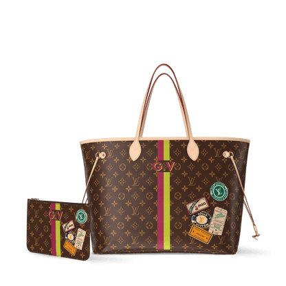 Women's Neverfull GM Mon Monogram Coated Canvas Tote Bag P01923