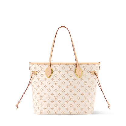 Women's Neverfull Inside Out MM Monogram Dune Canvas Tote Bag