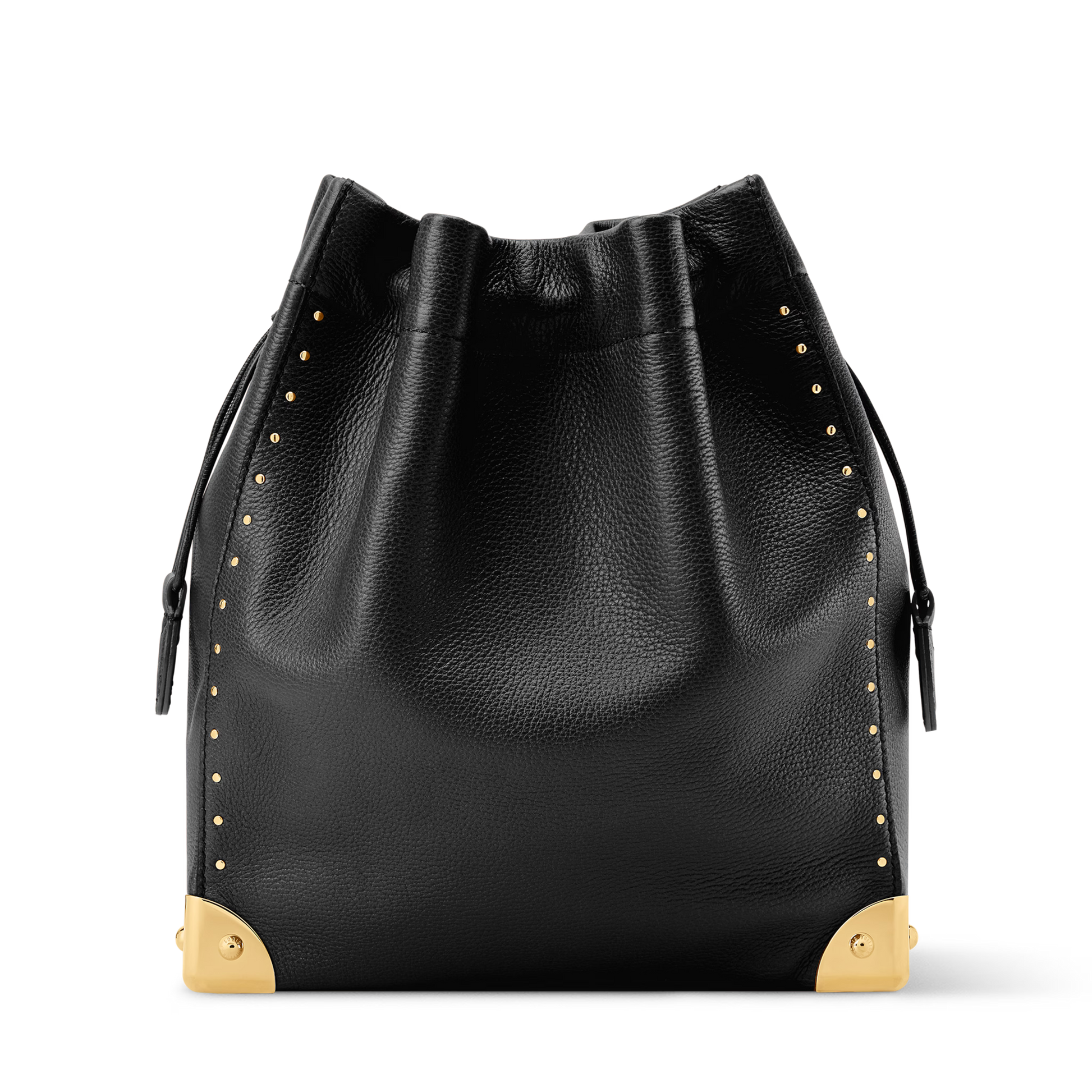 Noé Trunk Calfskin Leather Black Gold-Toned Hardware
