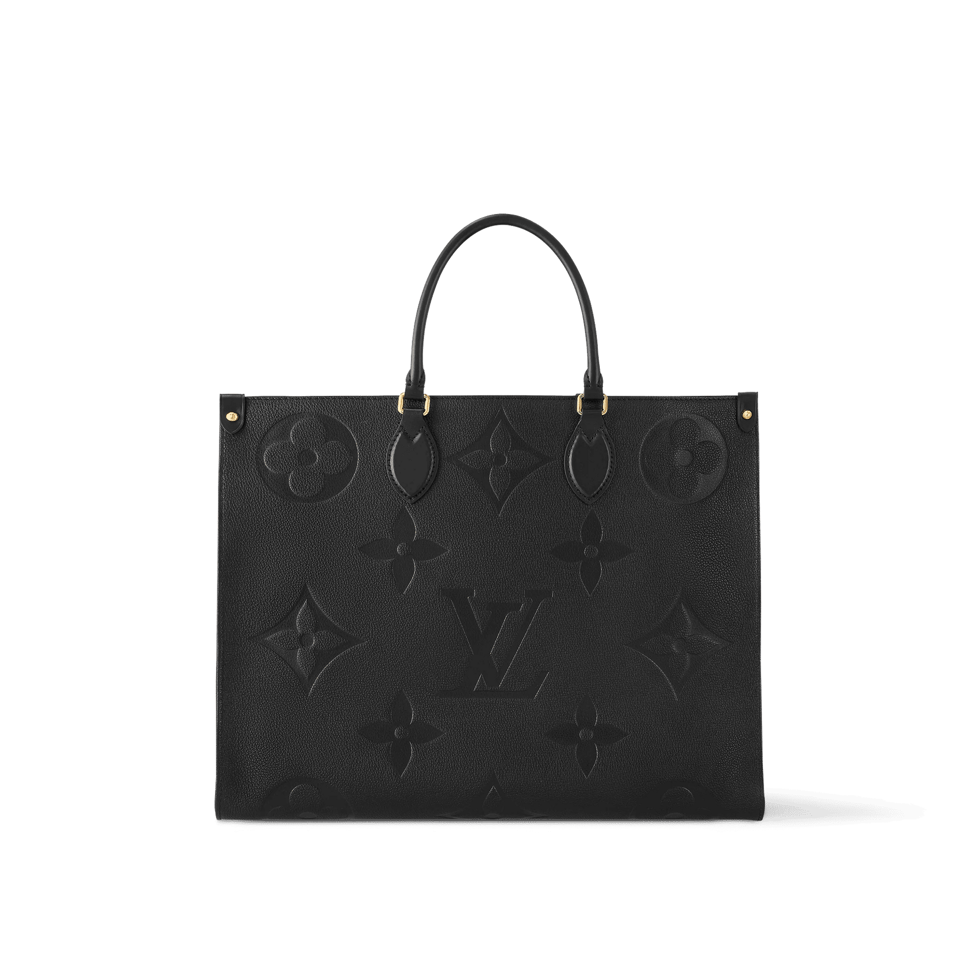 Women's OnTheGo GM Black Monogram Empreinte Leather Tote Bag M44925
