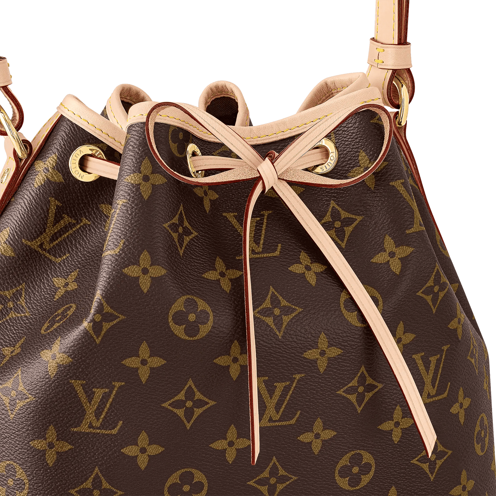 Petit Noé Monogram Coated Canvas Gold-Toned Hardware