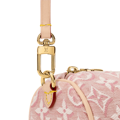 Pochette Papillon Monogram Emblème Rose Ruban Gold-Toned Hardware