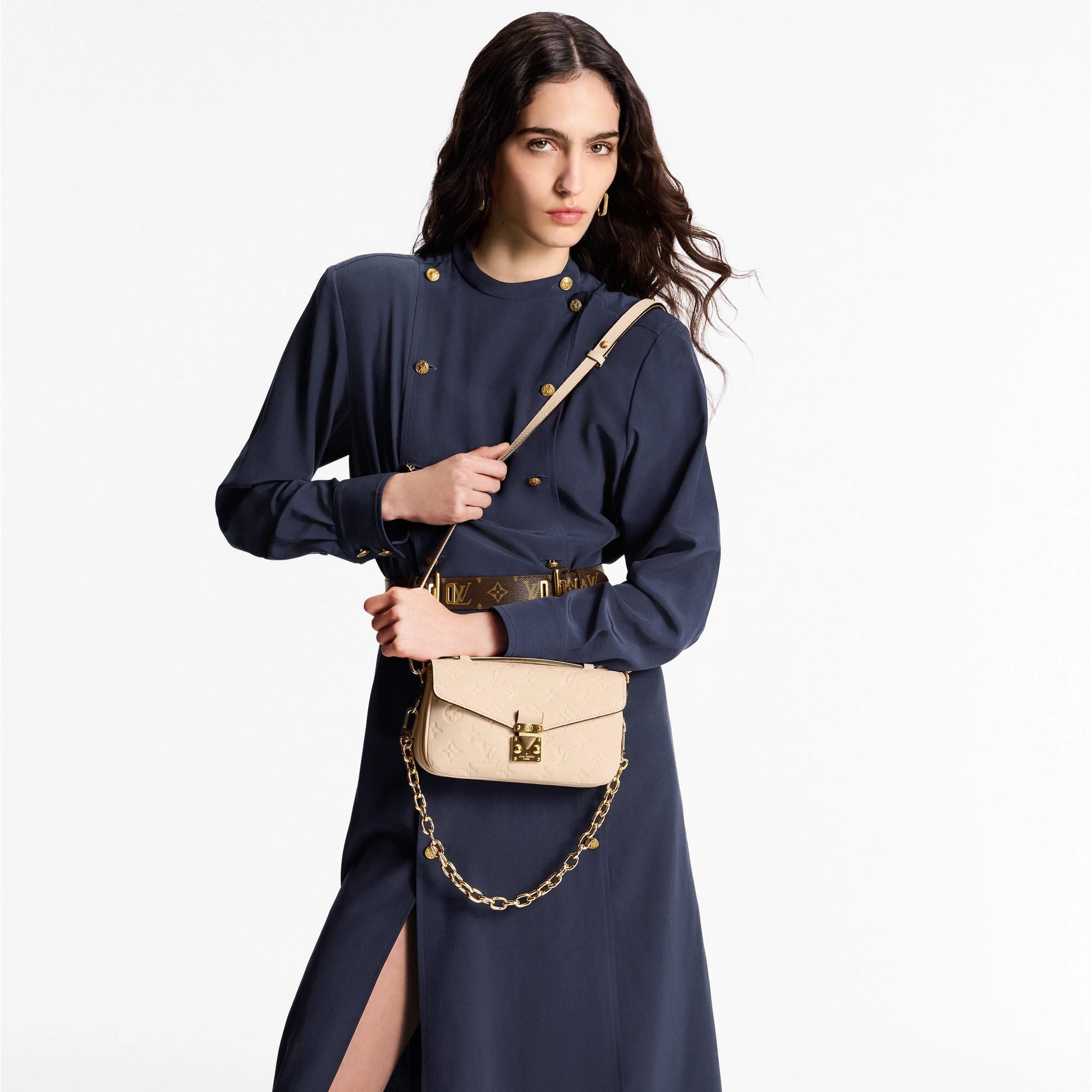 Women's Pochette Métis East-West Monogram Empreinte Leather Bag