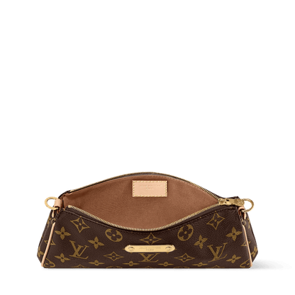 Pochette Eva Monogram Coated Canvas Gold-Toned Hardware